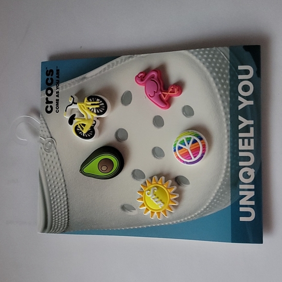 Crocs Jibbitz Charms Uniquely You Sunny Days 5 pac - Picture 1 of 4